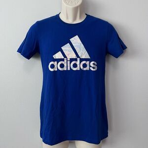 Adidas Blue Go To Performance Tee Size S